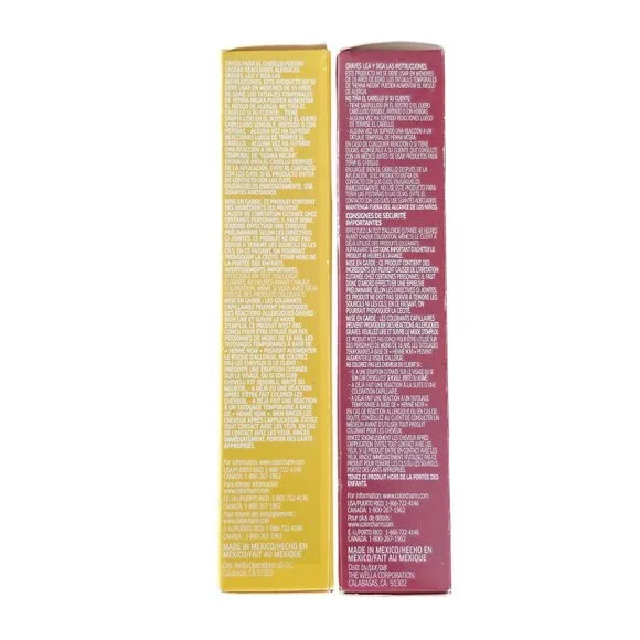 Wella Color Charm Paints Semi-Permanent Hair Color Sunkissed & Mauve Lot Of 3 - Picture 6 of 9